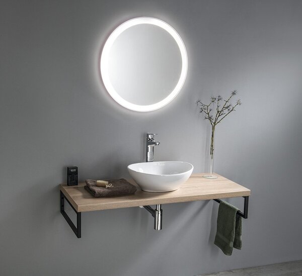 Aqualine Aqualine, chiuveta blat 42x15x34 cm, alb, 49412