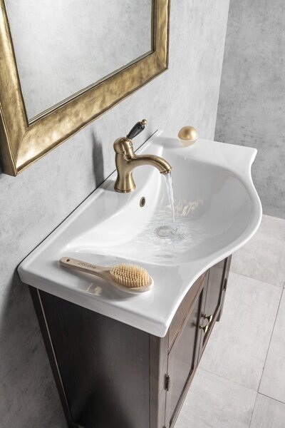 Aqualine Aqualine, chiuveta mobila ceramica ZARA 80 79,5x46cm, alb, 10080