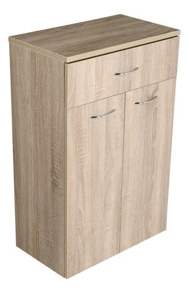 Aqualine Aqualine, dulap bază ZOJA/KERAMIA FRESH cu sertar 50x78x29cm, stejar platină, 50315