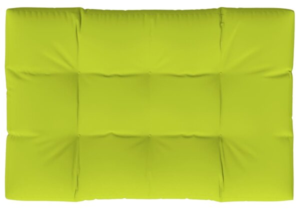 Pernă de paleți, verde aprins, 120x80x12 cm, material textil