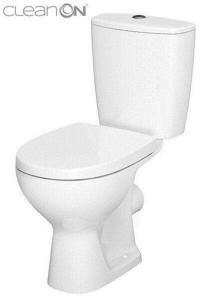 Cersanit ARTECO - WC combi + scaun antibacterian cu funcție de închidere lentă, deșeuri orizontale, K667-052