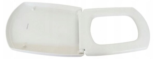 Scaun WC Cersanit Carina cu cadere lenta, alb, K98-0069