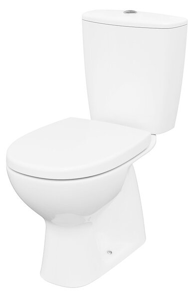 Cersanit ARTECO - WC combi + scaun antibacterian cu funcție de închidere lentă, deșeu vertical, K667-074