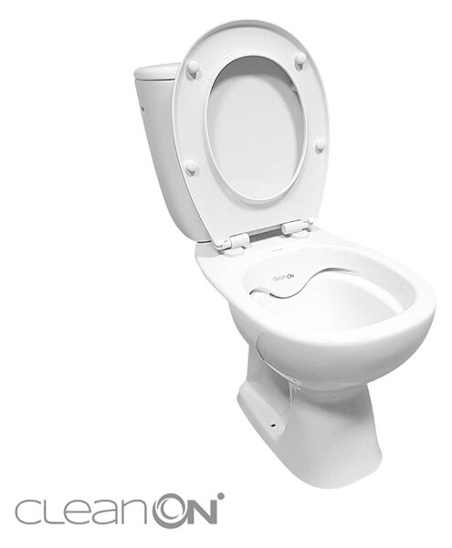 WC Cersanit ARTECO 010 CLEANON cu scaun Soft Close 63,5 x 35,5 cm, K667-069