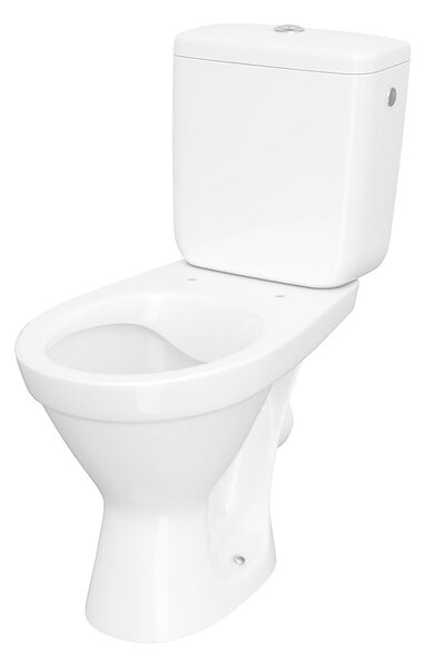 Cersanit Carsania II CleanOn WC combi + scaun cu cădere lentă, deșeuri spate, 3/6l, K11-2340