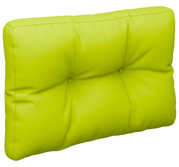Pernă de paleți, verde aprins, 50x40x12 cm, material textil