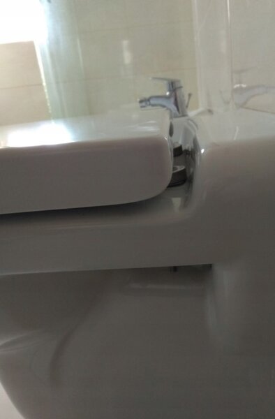 Cersanit City, scaun WC antibacterian duroplast, alb, K98-0127
