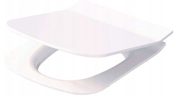 Cersanit City Square, scaun toaleta antibacterian duroplast, alb, K98-0125