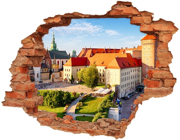 Autocolant autoadeziv gaură Cracovia, Polonia