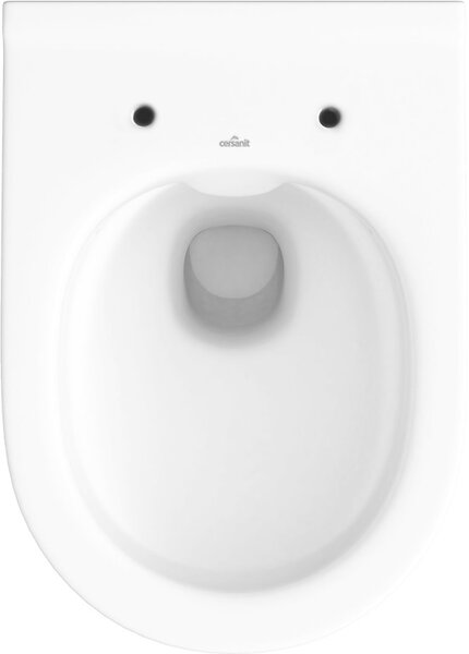 Cersanit City, cadru încastrat System50 PNEU + vas de toaletă suspendat City Oval CleanOn + buton cromat Circle, S701-761