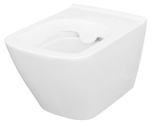 Cersanit City, cadru încastrat System50 PNEU + vas de toaletă suspendat City Square CleanOn + buton cromat Circle, S701-776