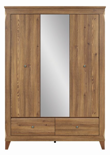 Dulap haine cu trei usi Bergen, 144X63X202 cm