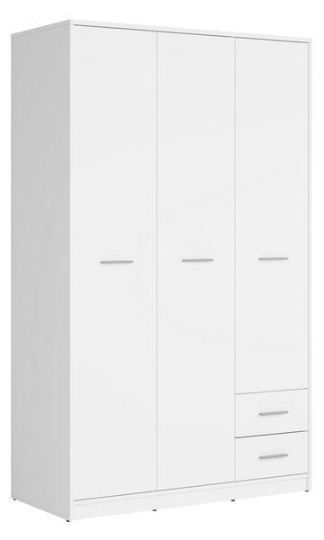 Dulap alb lemn NEPO PLUS, 118.5X54.5X197 CM