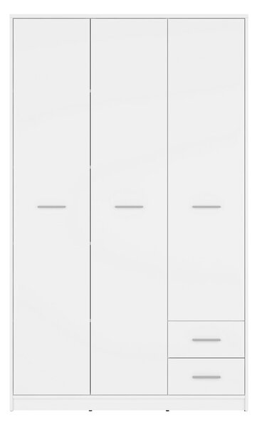 Dulap alb lemn NEPO PLUS, 118.5X54.5X197 CM