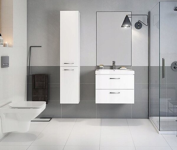 Cersanit Como Clean On, vas de toaletă montat pe perete fără scaun, alb, K32-020