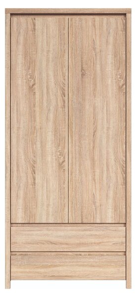 Dulap 2 usi hol stejar sonoma Kaspian, 90X55,5X200.5 CM