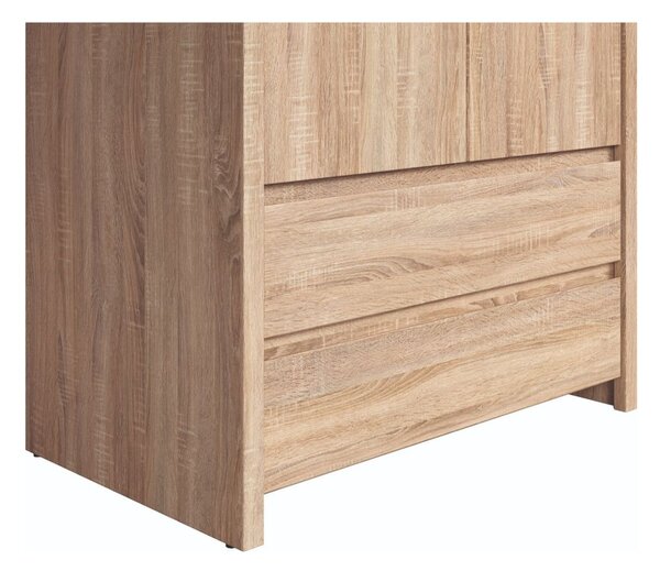 Dulap 2 usi hol stejar sonoma Kaspian, 90X55,5X200.5 CM