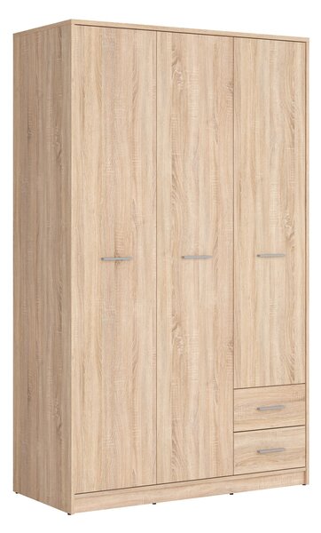 Dulap haine lemn natur stejar sonoma NEPO PLUS, 118.5X54.5X197 cm