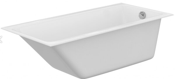 Cada Cersanit Crea Slim acrilic 160x75cm + picioare, S301-225