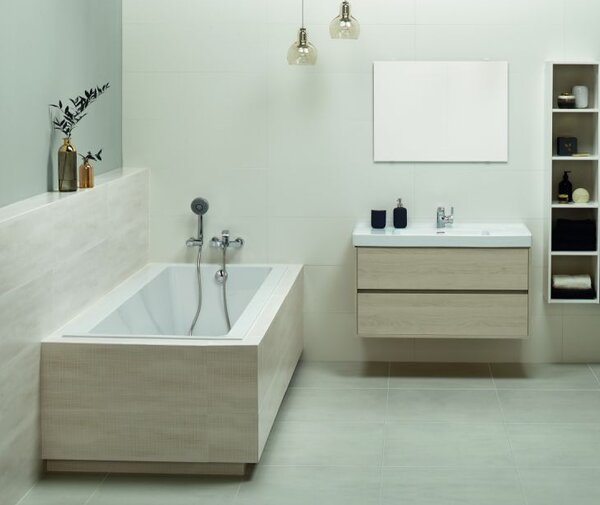 Cada Cersanit Crea slim acrilic 170x75cm + picioare, S301-226