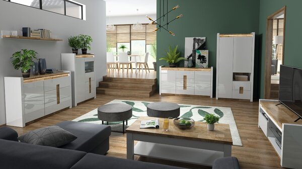 Dulap in dormitor alb Alameda, 102X60X201 cm