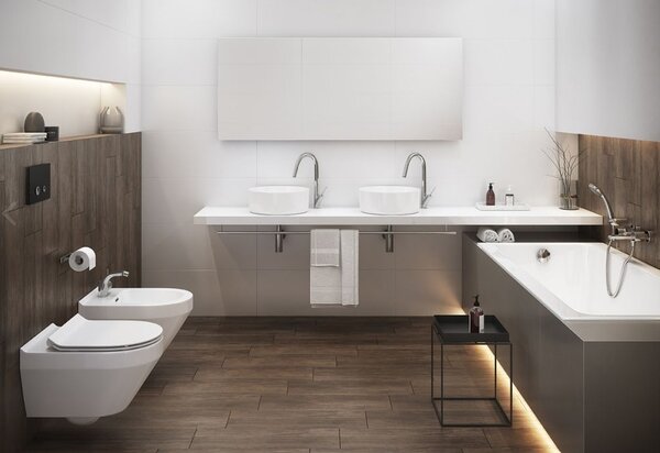 Cada Cersanit Crea slim acrilic 170x75cm + picioare, S301-226