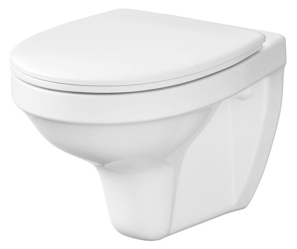 Cersanit Delfi, cadru încastrat System40 MECH + vas WC montat pe perete Delfi + buton cromat Enter II, S701-767