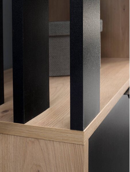 Hol Milan (Stejar artisan + negru). 1055369