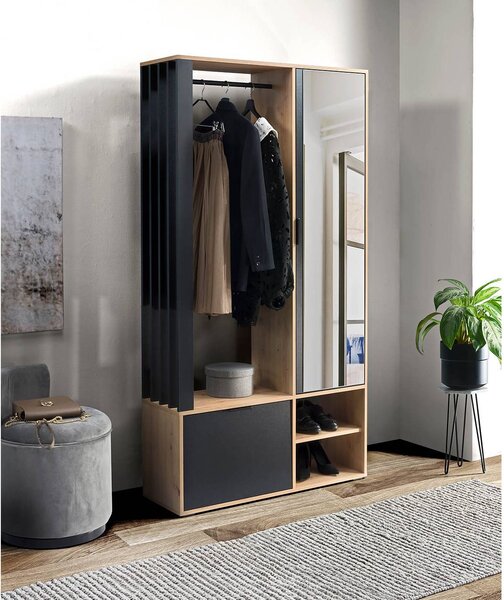 Hol Milan (Stejar artisan + negru). 1055369