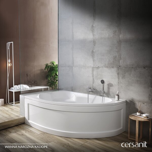 Cersanit Kaliope, panou cadă 170cm dreapta/stânga, alb, S401-127
