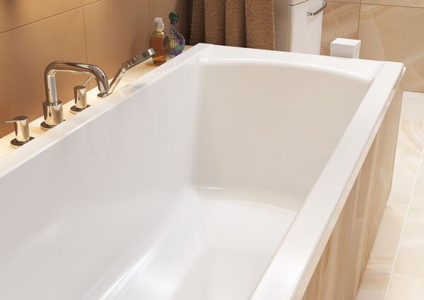 Cada Cersanit Korat acril 150x70cm + picioare, alb, S301-120
