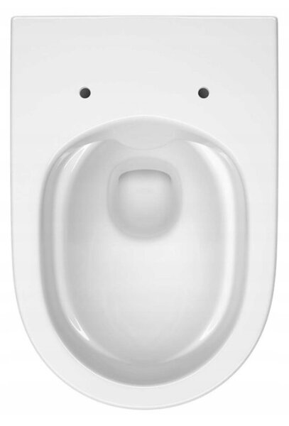 Cersanit Larga Oval CleanOn, vas WC montat pe perete fără scaun, K120-003