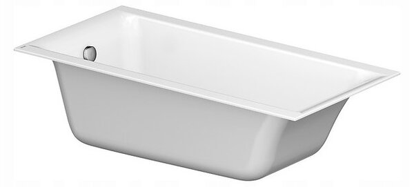 Cada Cersanit Larga acril 150x75cm + picioare, alb, S301-304
