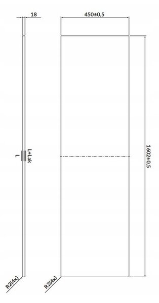 Cersanit Larga, blat dulap 160cm, alb, S932-028