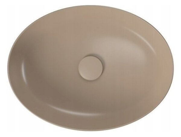 Cersanit Larga, chiuveta blat 50,5x38,5x13,5 cm, maro mat, K677-052