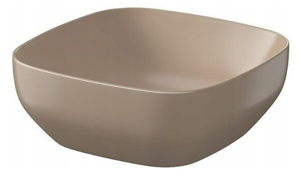Cersanit Larga, chiuveta blat 38x38x13,5 cm, maro mat, K677-058