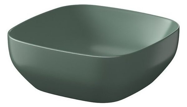 Cersanit Larga, chiuveta blat 38x38x13,5 cm, verde mat, K677-061