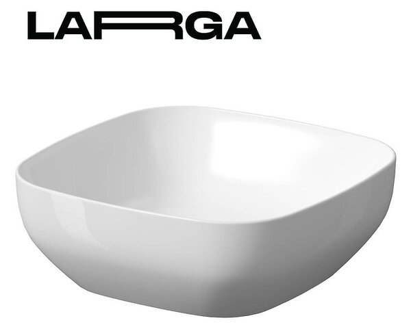Cersanit Larga, chiuveta blat 38x38 cm, alb lucios, K677-004