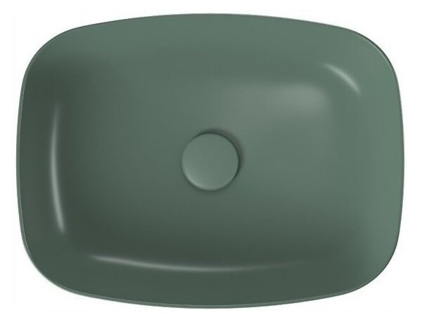 Cersanit Larga, chiuveta blat 50x38,5x13,5 cm, verde mat, K677-065