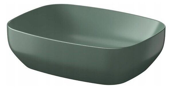 Cersanit Larga, chiuveta blat 50x38,5x13,5 cm, verde mat, K677-065