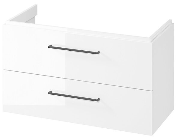 Cersanit Larga, dulap pentru lavoar suspendat 100cm, alb lucios, S932-076