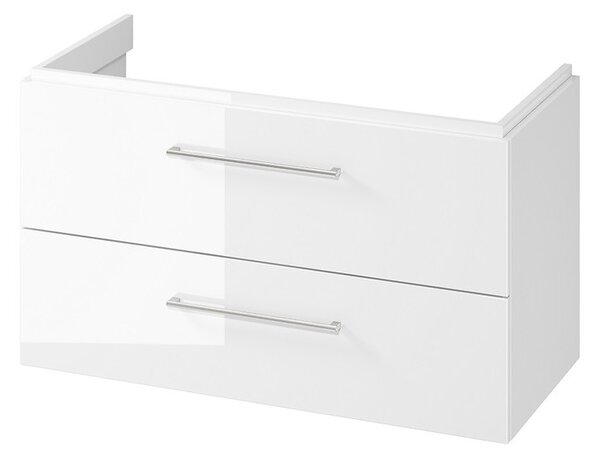 Cersanit Larga, dulap pentru lavoar suspendat 100cm, alb lucios, S932-076