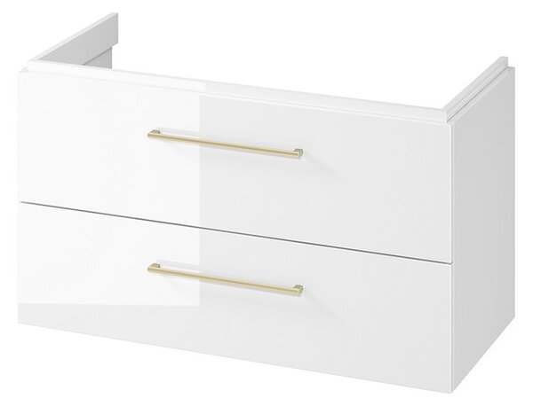 Cersanit Larga, dulap pentru lavoar suspendat 100cm, alb lucios, S932-076