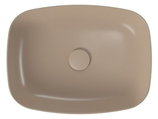 Cersanit Larga, chiuveta blat 50x38,5x13,5 cm, maro mat, K677-063
