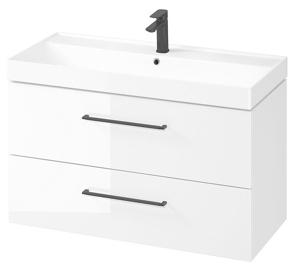 Cersanit Larga, dulap pentru lavoar suspendat 100cm, alb lucios, S932-076