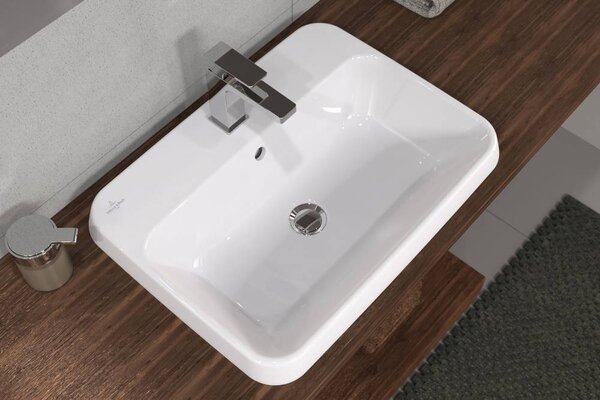 Villeroy & Boch Architectura lavoar 60x45 cm dreptunghiular încastrat alb luciu 5A6760R1