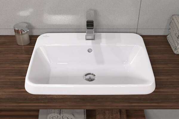 Villeroy & Boch Architectura lavoar 60x45 cm dreptunghiular încastrat alb luciu 5A6760R1