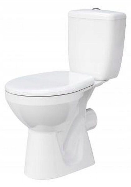 Cersanit MITO GREY, WC combi 3/6 lit. cu guler spate + scaun WC PP, TK002-005