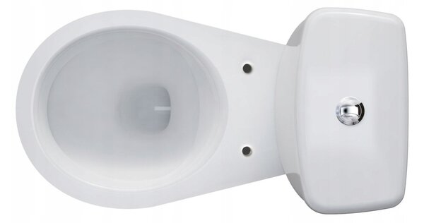 Cersanit MITO GREY, WC combi 3/6 lit. cu guler spate + scaun WC PP, TK002-005