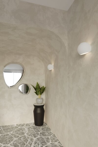 Sollux Lighting Globe lampă de perete 1x60 W alb SL.0032